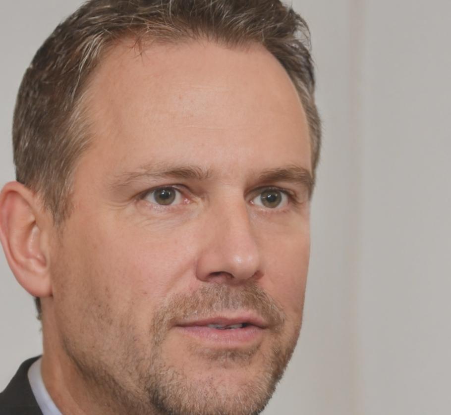 Leif Torvaldsen reviewing financial analysis materials